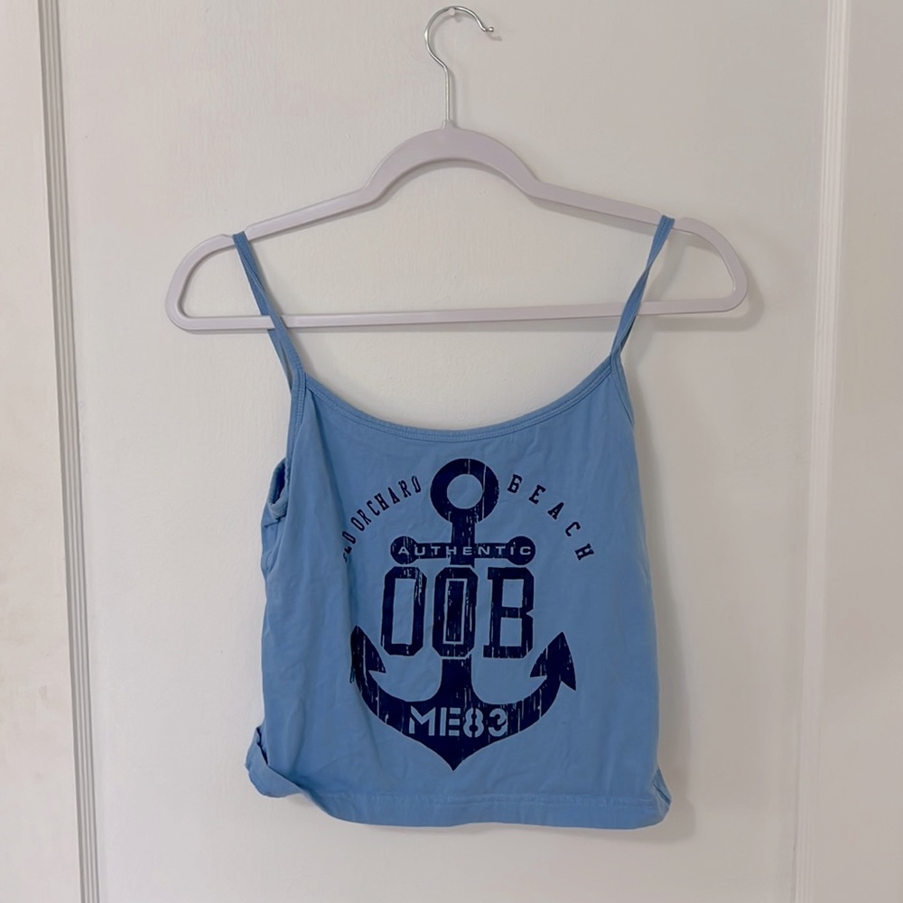Blue tank top